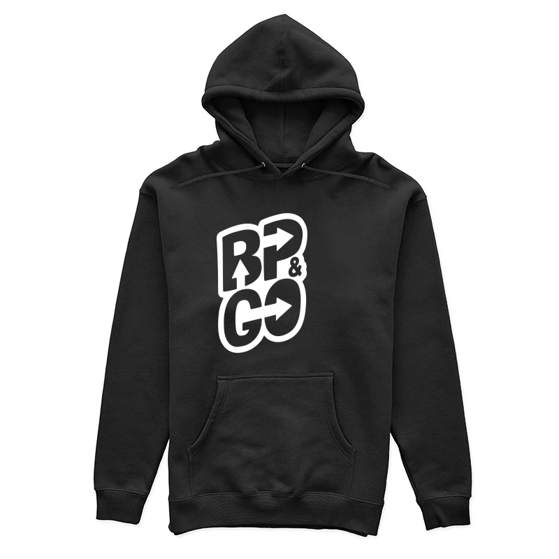 BP und GO Logo Design Damen Pullover Hoodie