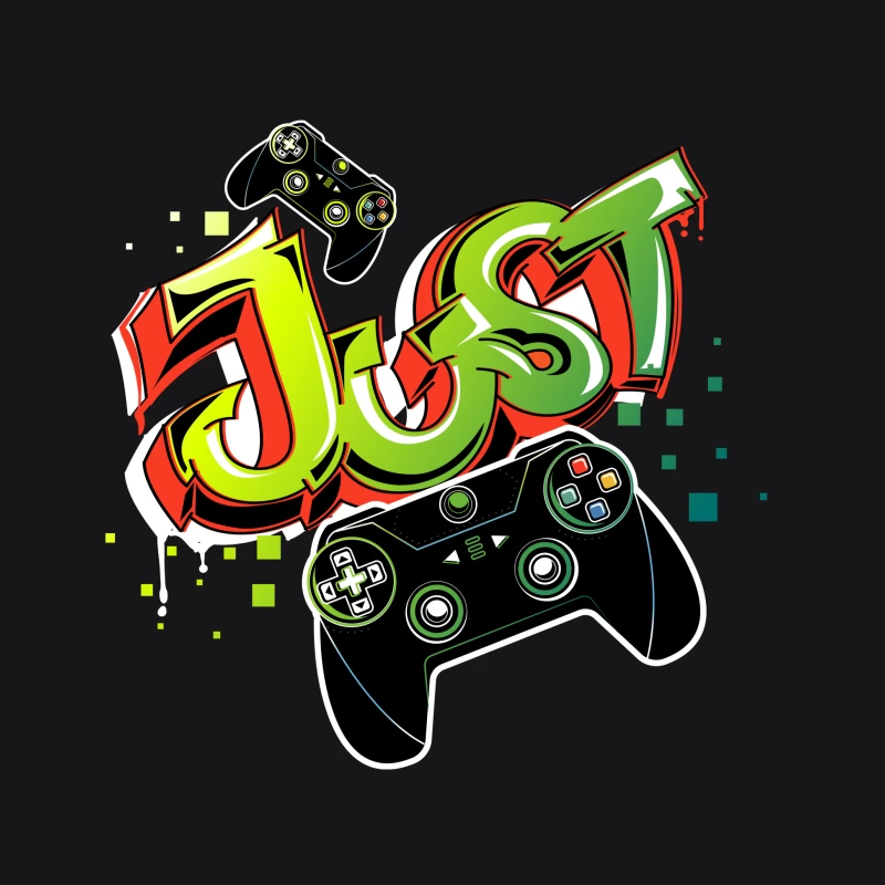 Buntes Gaming-Controller-Design Damen Pullover Hoodie