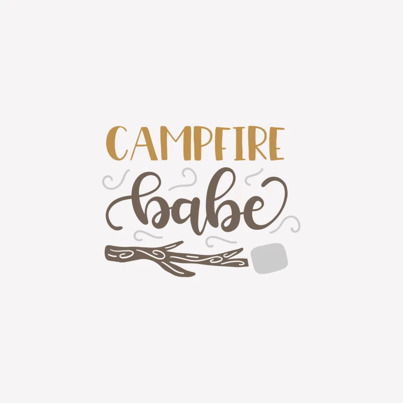 Design de Campfire Babe Femme T-Shirt
