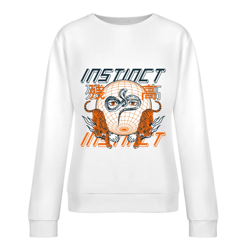 Instinkt und Stärke Design Damen Pullover Sweatshirt