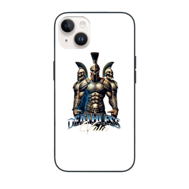 Spartan Warrior Deathless Elite with Skull Armor iPhone Case