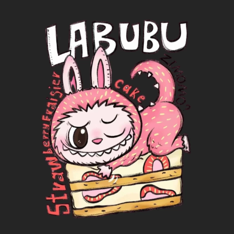 Labubu-Kuchenleckerei Herren Pullover Sweatshirt