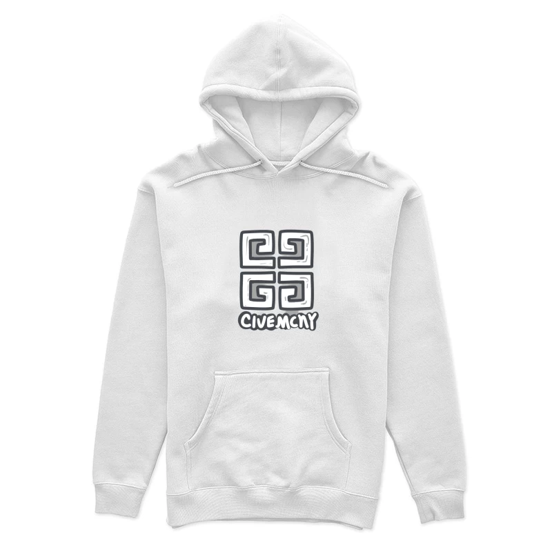 Abstraktes Logo-Design Damen Pullover Hoodie