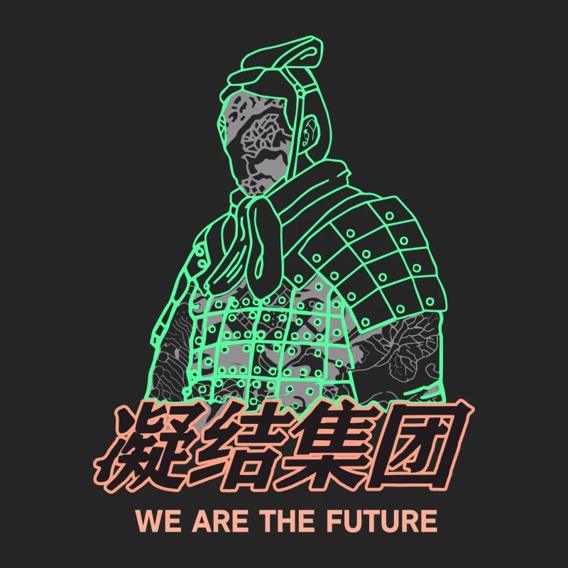 Futuristische Kriegerkunst Damen Pullover Sweatshirt