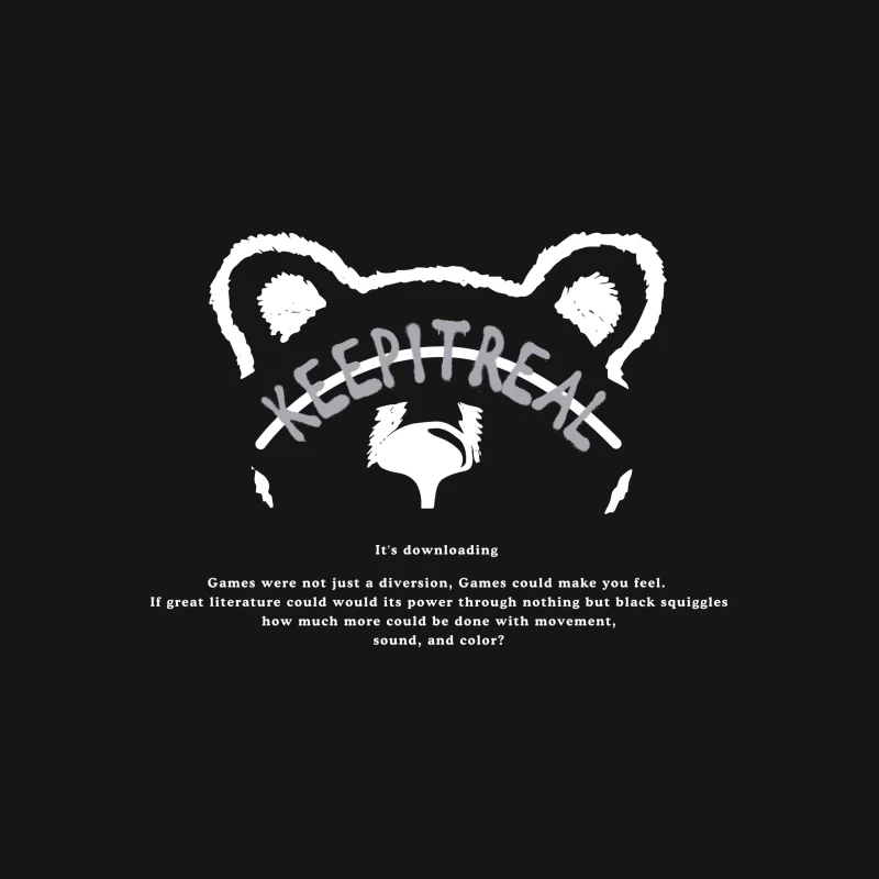 Retro Gamer Bär Logo Design Damen T-Shirt