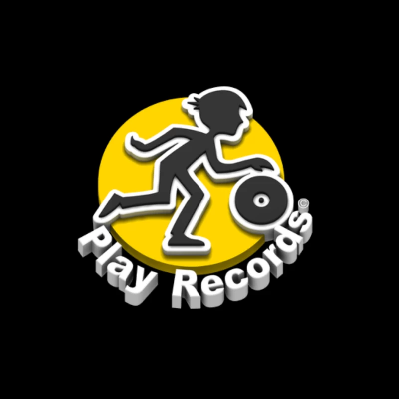 3D Play Records Logo Pin