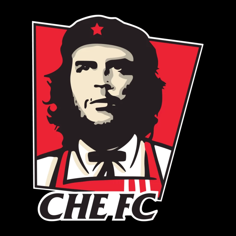 Che Guevara Inspired Sports Team Logo Pin