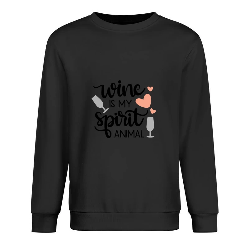 Coupes de champagne avec coeurs Homme Sweat-shirt à enfiler