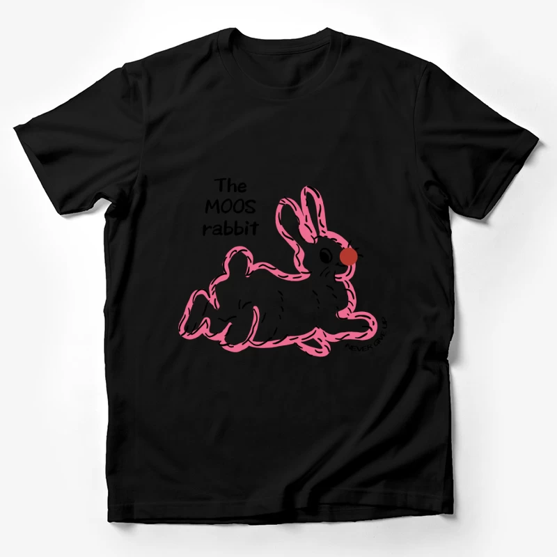 Hase mit Clownsnase Herren T-Shirt