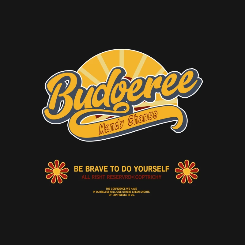 Budoeree Design mit Motivationsbotschaft Herren T-Shirt
