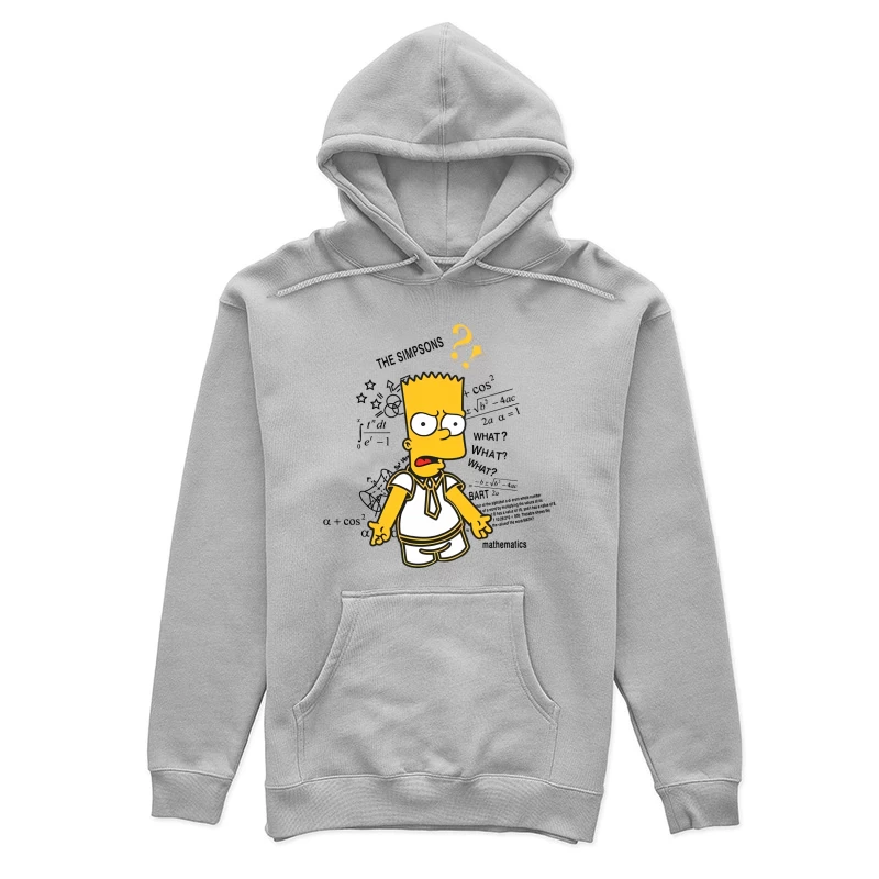 Verwirrter gelber Cartoon-Junge Damen Pullover Hoodie