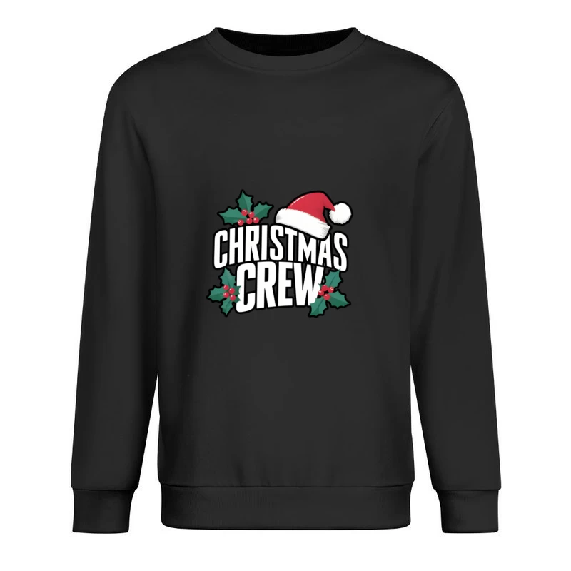 Chapeau de Noël et houx Homme Sweat-shirt à enfiler