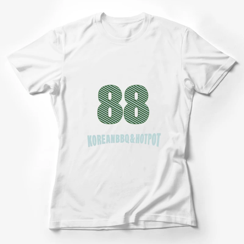 88 Korean BBQ & Hotpot Logo Design Damen T-Shirt