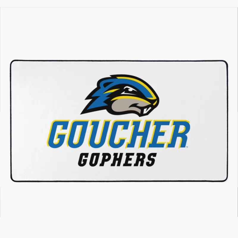 Goucher College Gopher Desk Mat
