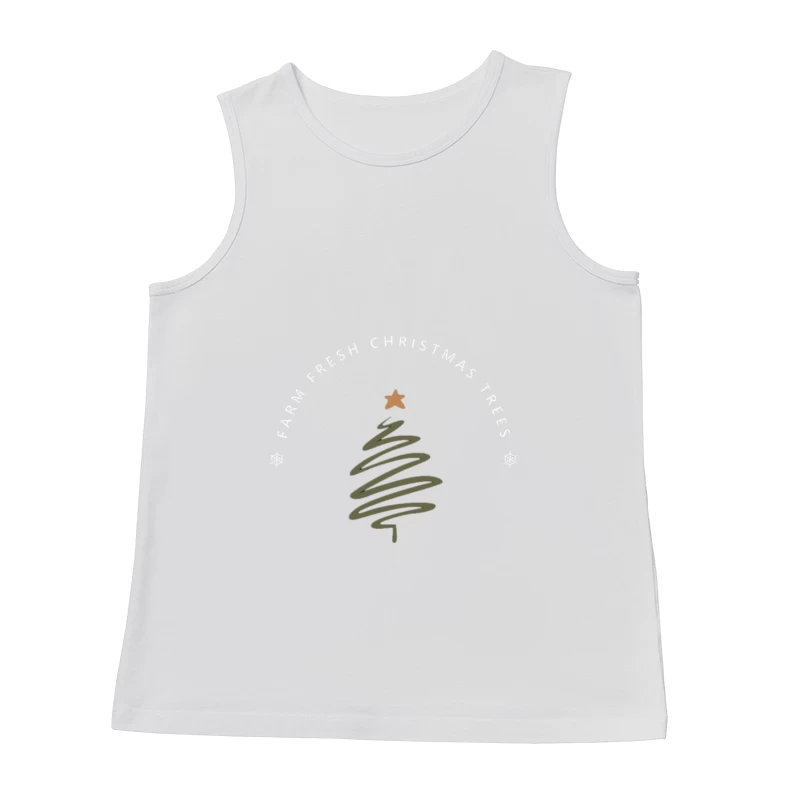 Alberi di Natale freschi Canotta Uomo