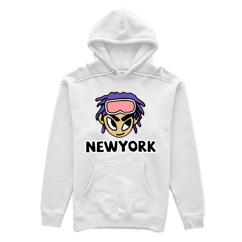 Stilvolles New York Cartoon-Design Damen Pullover Hoodie
