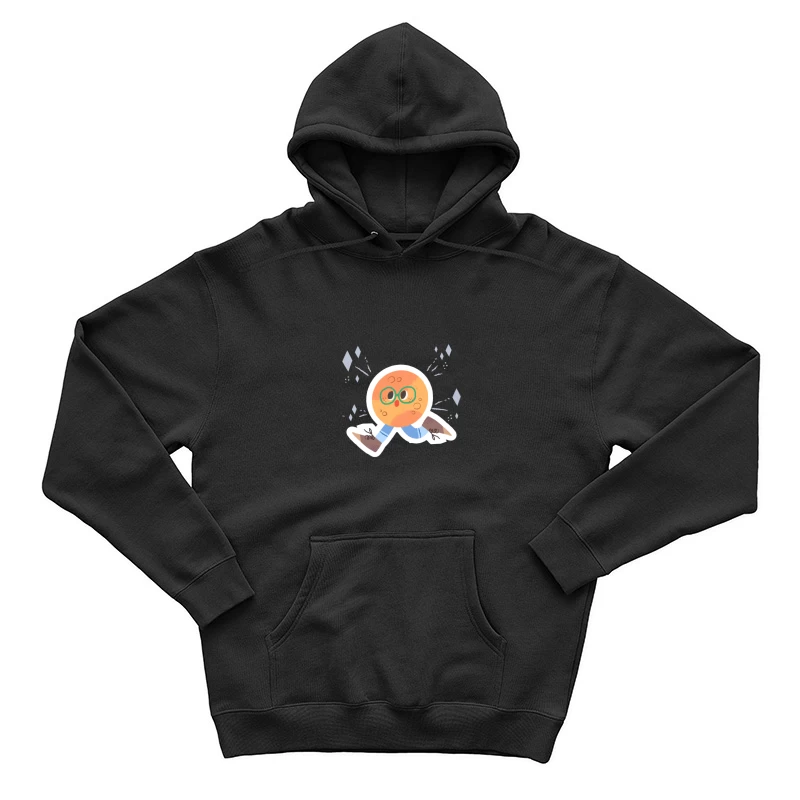 Lustiger Keks mit Brille Herren Pullover Hoodie
