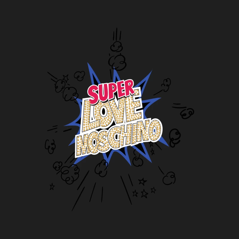 Superhelden-Liebe Moschino Design Herren Tanktops