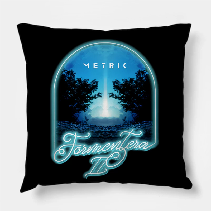 Metric Formentera II Throw Pillow