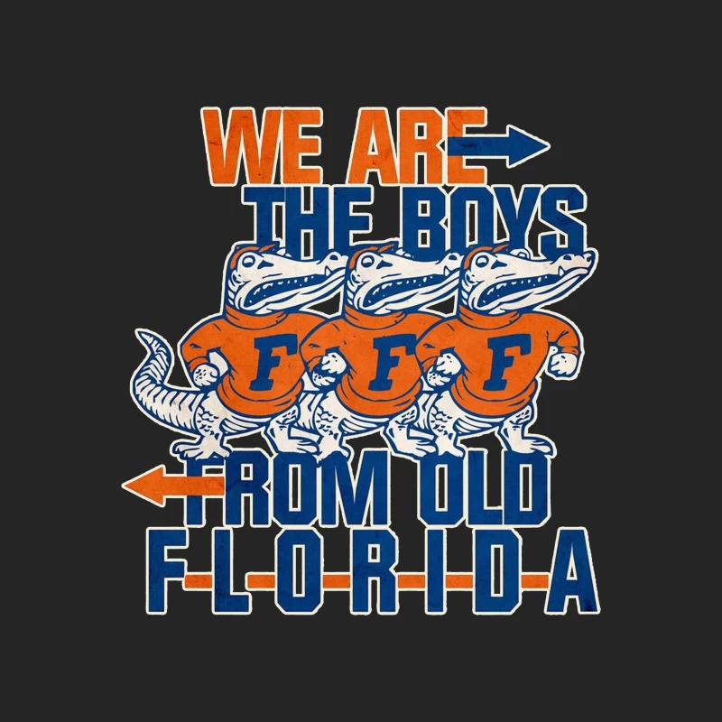 Vintage College Sports - Florida Gators "WE ARE THE BOYS" Female Pullover Sweatshirt