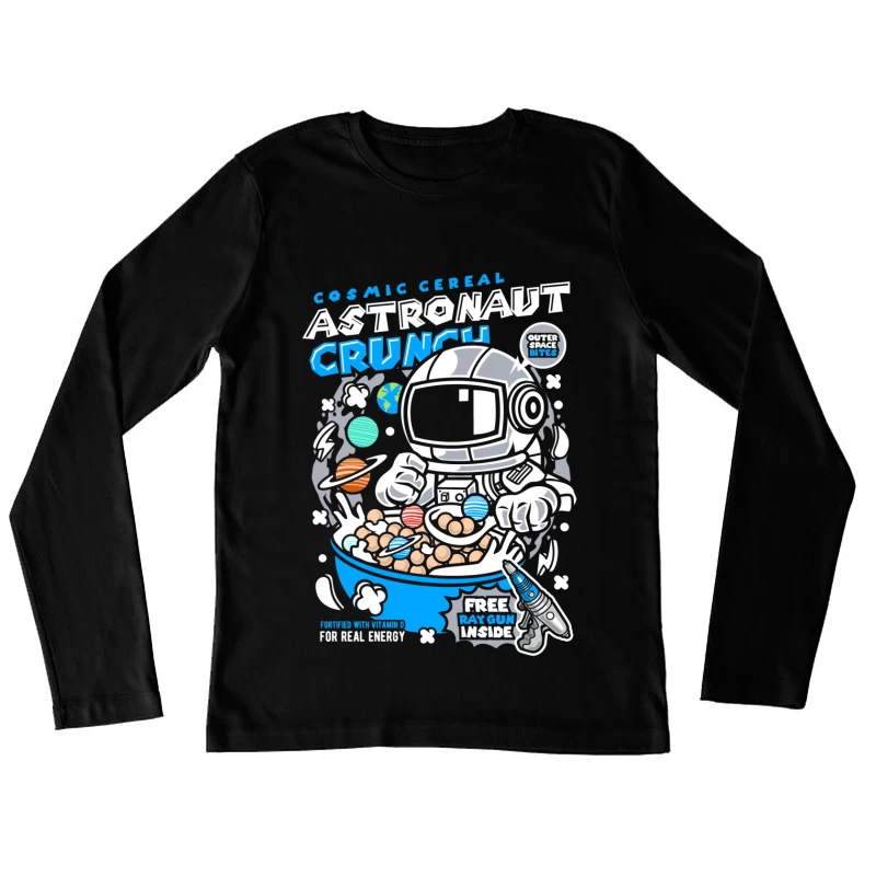 Céréales Astronaut Crunch avec Énergie Cosmique Femme Manches Longues T-Shirt