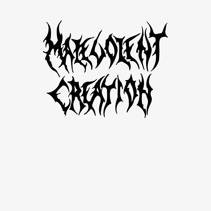 Malevolent Creation Logo Male Pullover Sweatshirt