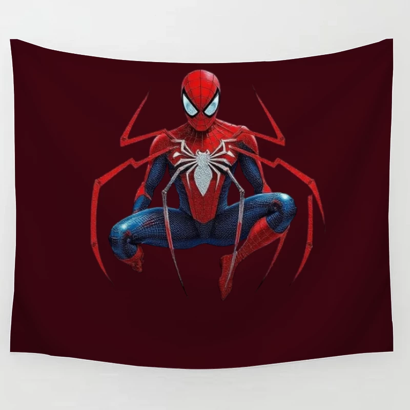 Spider-Man Advanced Suit from Marvel's Spider-Man Video Game Tapestry