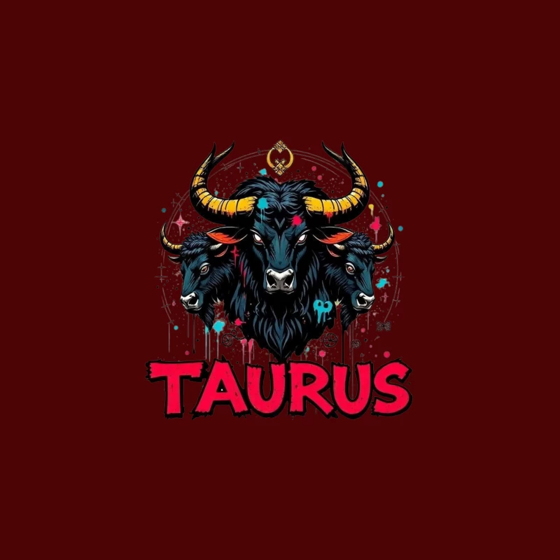 Astrological Art of Taurus Travel Mug