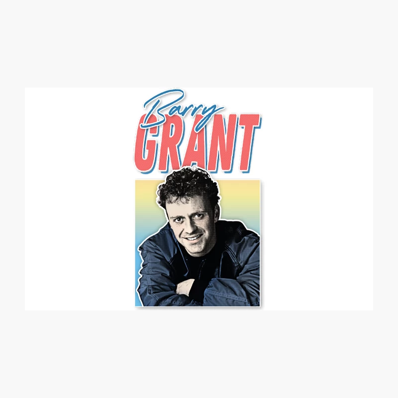 Barry Grant  Brookside 80s Aesthetic Fan Design Travel Mug