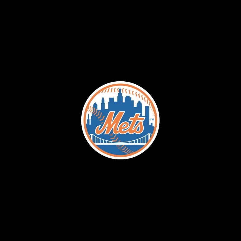 New York Mets MLB Baseball Team Logo with City Skyline Coffee Mug