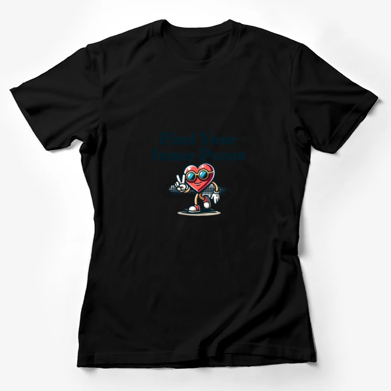 Finde deinen inneren Frieden mit einem coolen Herz Damen T-Shirt