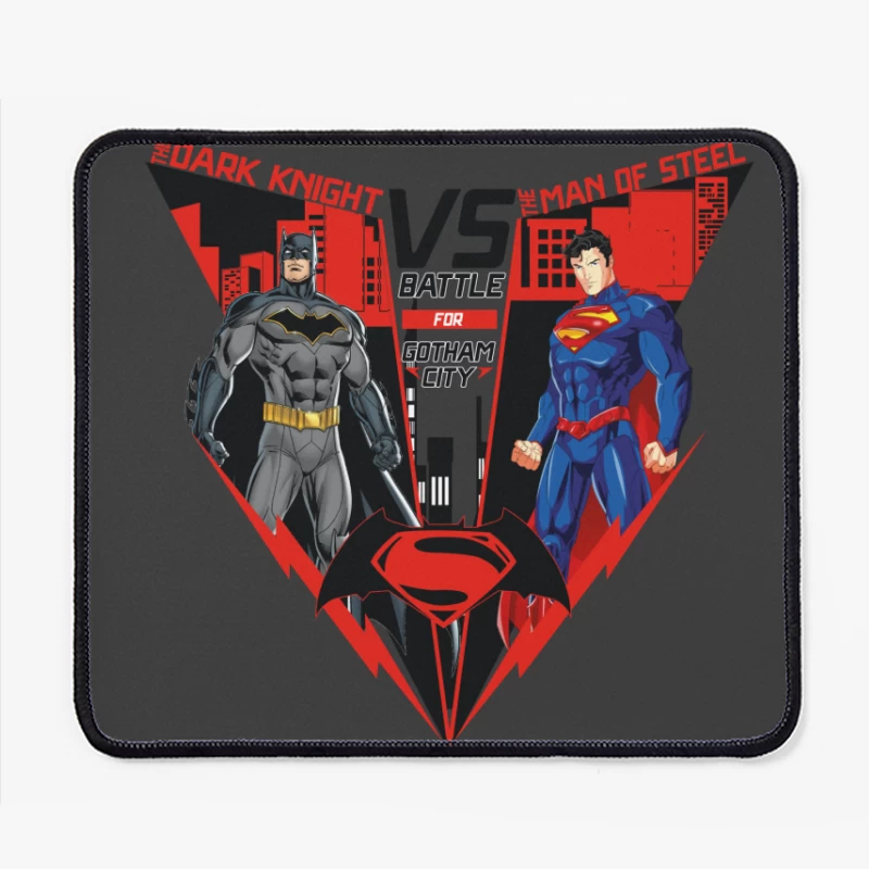 Batman vs Superman: Battle for Gotham City Mouse Pad