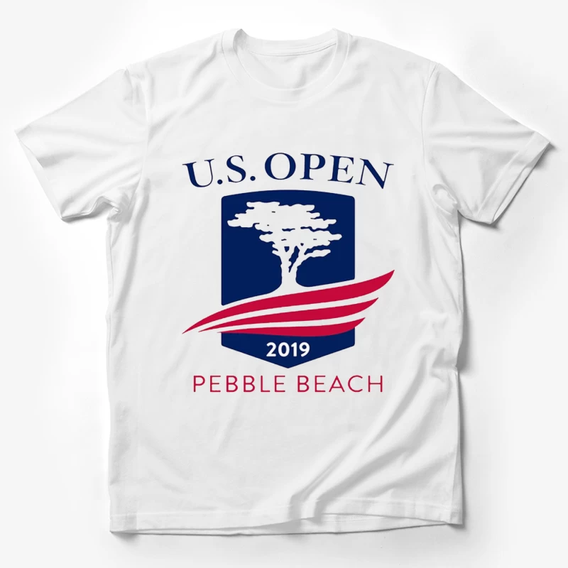 2019 US Open Golf Championship at Pebble Beach Logo Male T-Shirt