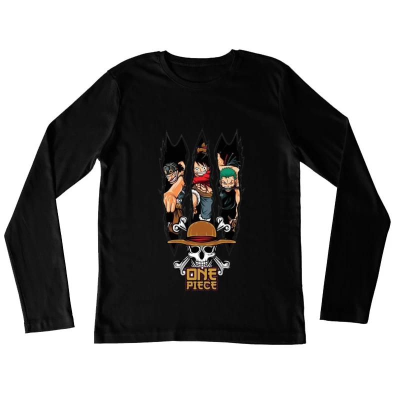One Piece Character Artwork Female Long Sleeve T-Shirt