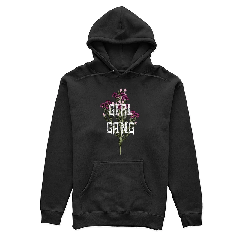 Illustration florale Girl Gang Femme Sweat à capuche