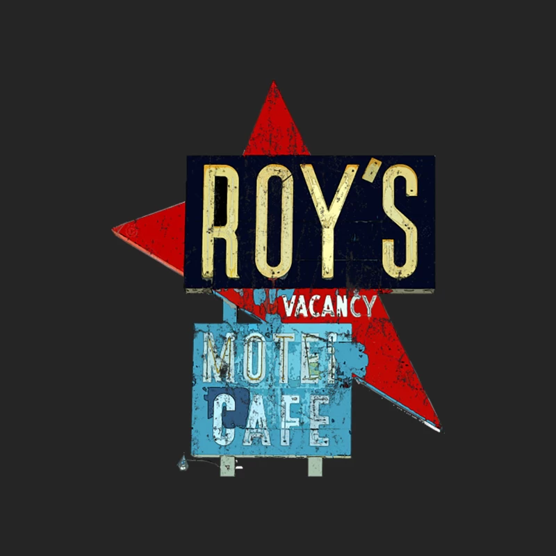 Roy_s Motel & Cafe, distressed Female Pullover Sweatshirt