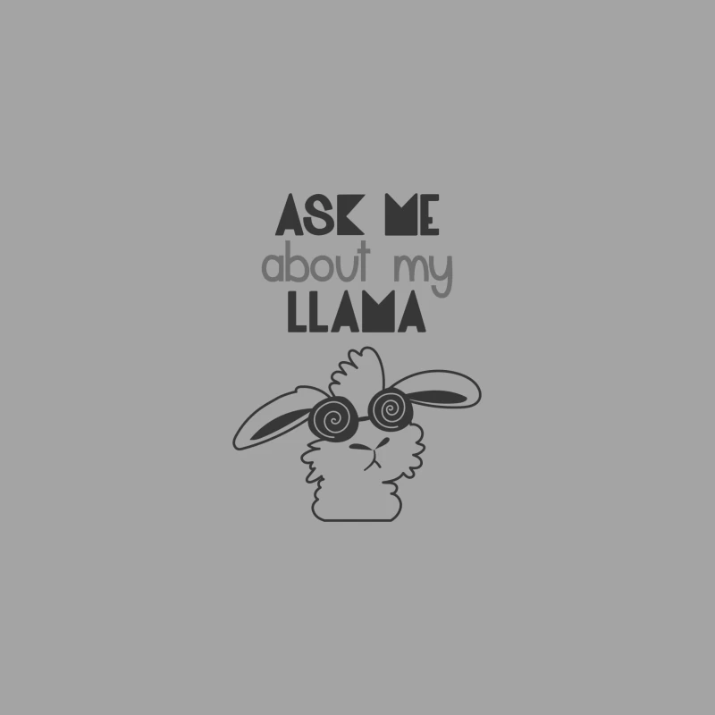 Lama avec lunettes amusantes Femme T-Shirt