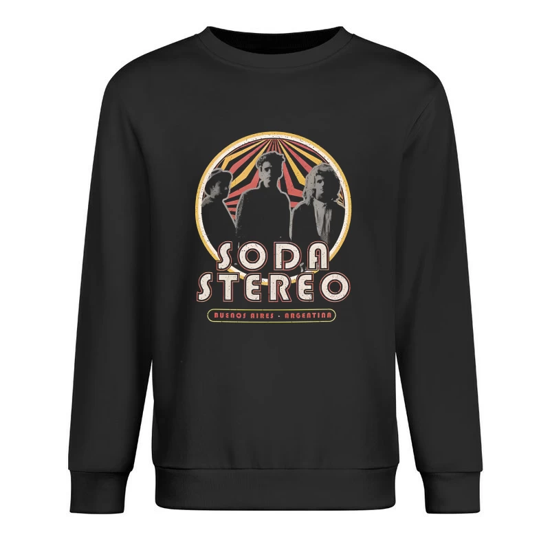 Soda Stereo Tour Male Pullover Sweatshirt