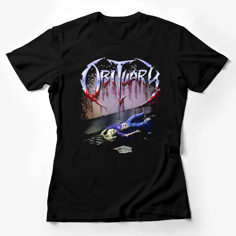 Obituary Slowly We Rot 3 Female T-Shirt