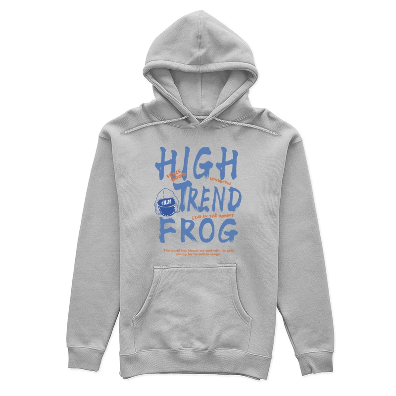 Modisches Froschdesign mit inspirierendem Zitat Damen Pullover Hoodie