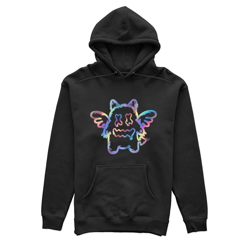 Buntes fliegendes Monster Damen Pullover Hoodie