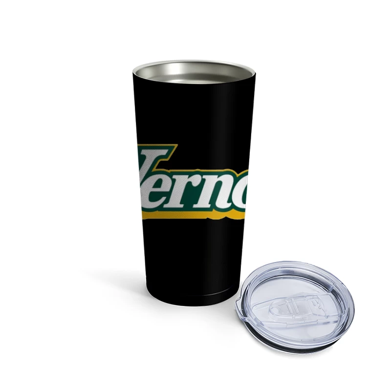 Vernors Ginger Ale Vintage Brand Logo Travel Mug