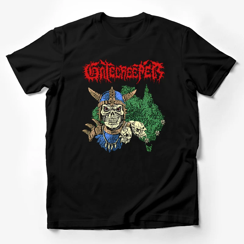 Gatecreeper Skull Spartan Male T-Shirt