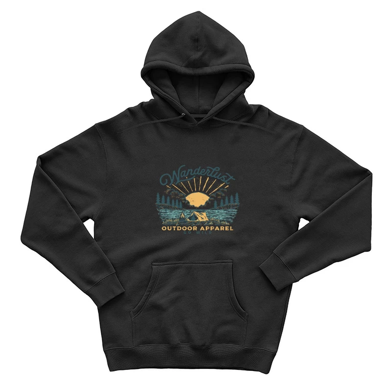 Wanderlust Outdoor-Bekleidung: Gehe Wild Herren Pullover Hoodie