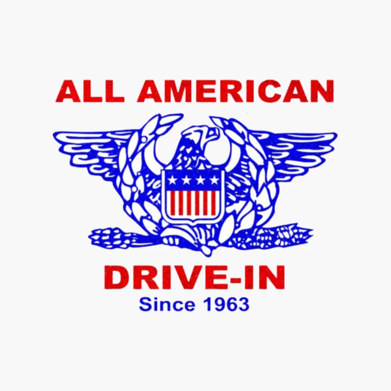 All american burger Drive In Cotton Tote Bag