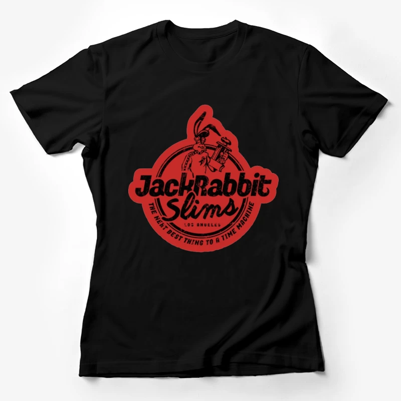 Jack Rabbit Slim's retro Red Female T-Shirt