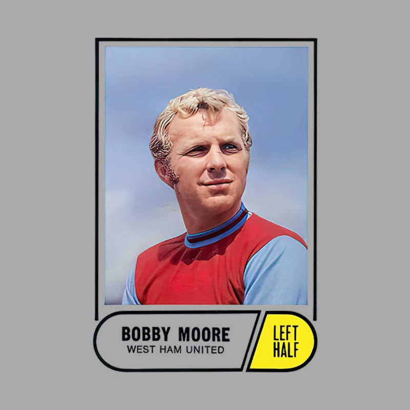 Bobby Moore  Retro Fan Design Female Pullover Hoodie