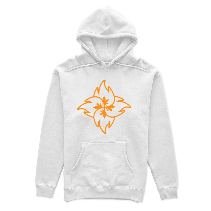 Abstrakte florale Wirbel Damen Pullover Hoodie