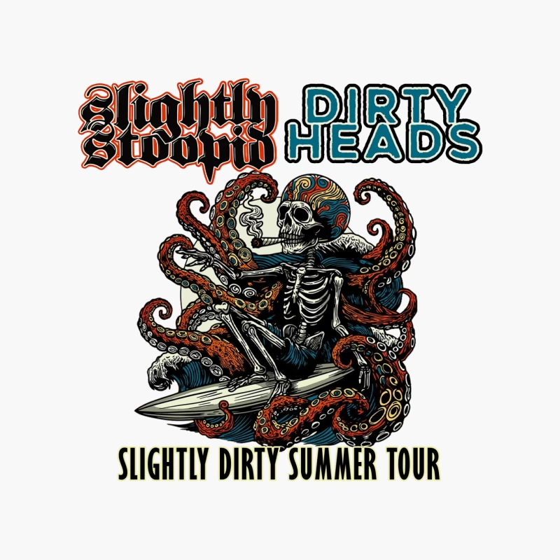DIRTY HEADS, SLIGHTLY STOOPID - THE SLIGHTLY DIRTY SUMMER TOUR 2024 Cotton Tote Bag