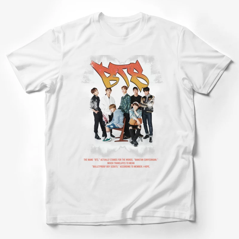 BTS: Popular K-Pop Boy Band from South Korea Male T-Shirt